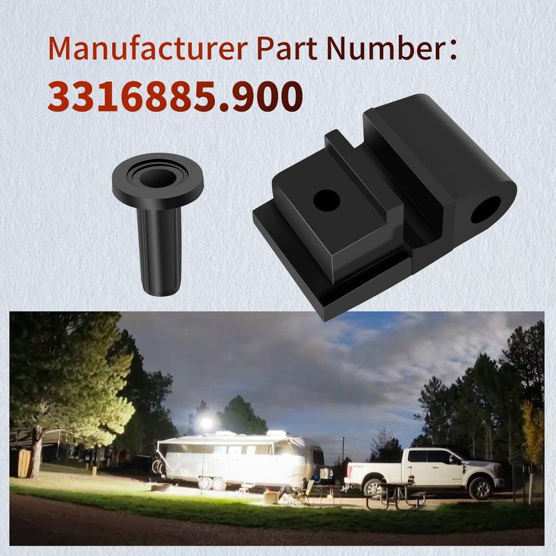 AQBB RV Refrigerator Hinge Repair Kit Compatible with Dometic 3316885.900