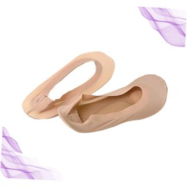 FRCOLOR 3D Padded Arch Support Boat Socks for Men and Women Low Cut Cushioned Liner Socks Non-Slip for All-Day Comfort