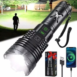 Gehavin Super Bright Flashlight 990000 High Lumens,High Powered XHP160.5 Led ...