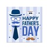 Happy Father's Day Paper Napkin, 80PCS Father's Day Napkins Disposable
