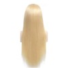 Hxxcoup Human Hair Wig Straight 13 x 4 Lace Front