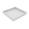 Montecito Home - 10"x10" Small Square Wood Decorative Tray for