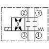 HydraForce SV10-41M-0-N-00 Spool Valve, 4-Way, 2-Position, Normally Closed, Manual Override