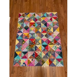 newamishquilt 4'' x 4'' (10 x 10cm) 200 PCS 100% Precut Cotton Fabric Squares Fabric Bundles for Sewing Quilt Potholders DIY& Quilting Beginners