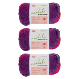 Lion Brand Yarn for Crocheting & Knitting – Soft Yarn Skein – 350 Yards of 100% Acrylic Yarn for Crocheting Blankets, Hats, & More – DIY Handcrafting Accessories- Set of 3
