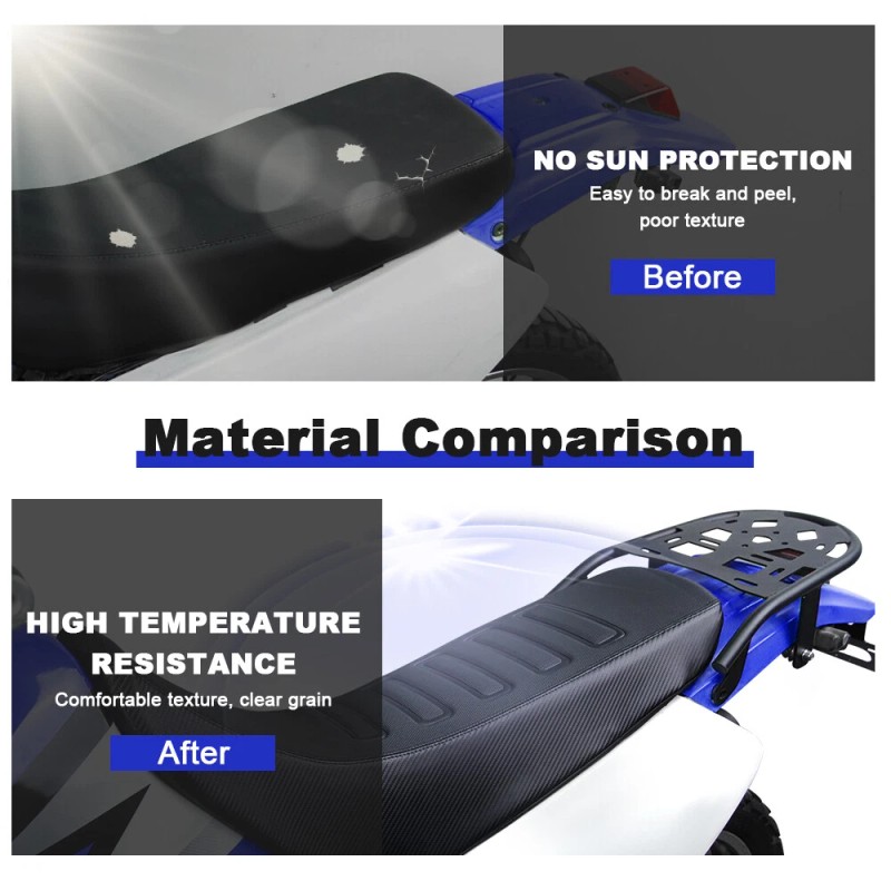 xitomer Motorcycle Waterproof Leather Seat Cover Fit For Suzuki DR650