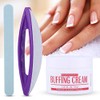 3 Unids Buffer de Uñas Profesional - Crema Pulidora para