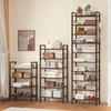 usikey 10 Tiers Narrow Shoe Rack 20-30 Pairs, Sturdy Metal