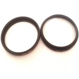 2x Size 42-43mm Digital Camera Lens Step Up Rings Connector Adapter 42mm To 43mm Filter Conversion Connect-ing Screws Focus Photo Film Attachment Fix-Ing Video Photography Parts Accessories