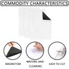 13 Piece Magnetic Refrigerator Whiteboard Set with Dry Erase Erasers,