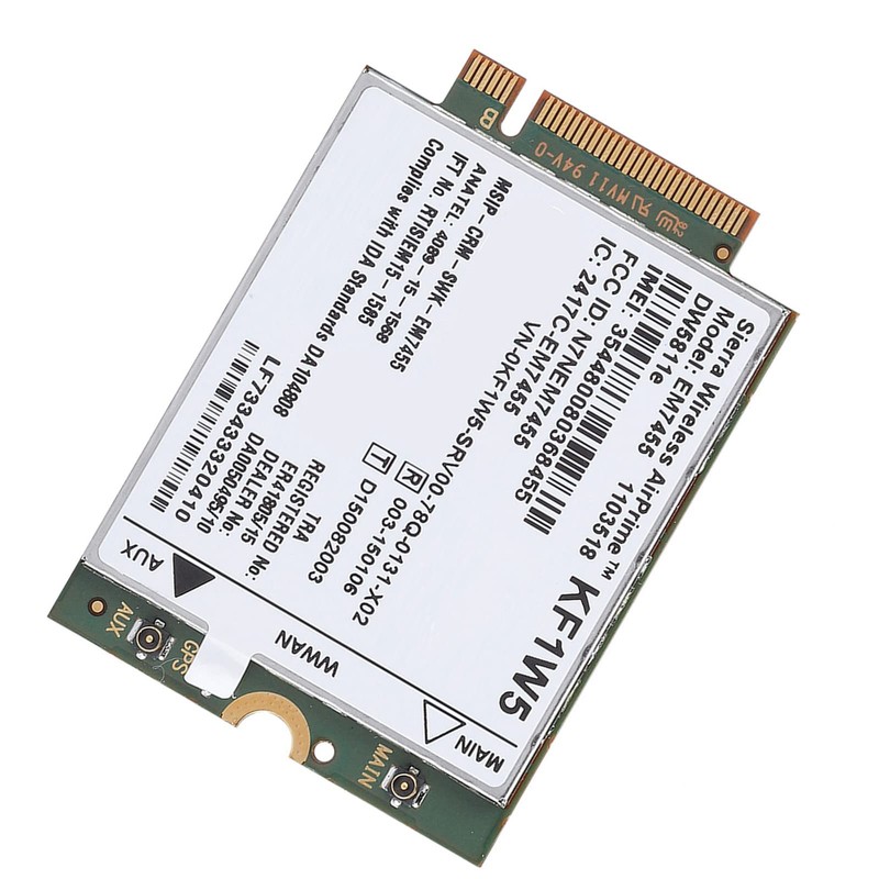 Wireless Module Card, Replacement Wireless EM7455 for DW5811e 4G LTE