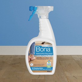 Bona PowerPlus Hardwood Floor Deep Cleaner Spray, Oxygenated Formula, 32 Fl Oz