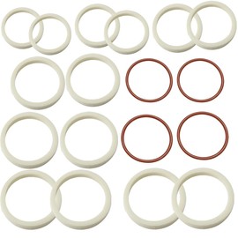 Lotatheta Bike Cycling Suspension Sponge Ring Oil Sealed Foam 2 pcs of Each 30/32/34/35/36/38/40 mm Shock Absorbing+ 2 pcs of Each 30/32 mm Travel O-Rings Stroke Circle for Bicycle Front Fork