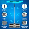 MAYSHINE Microfiber Hardwood Floor Wet and Dry Dust Mop w/