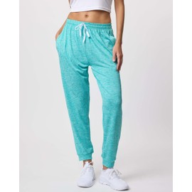 Real Essentials 3 Pack Women's Lounge Jogger Soft Teen Sleepwear Pajamas Fashion Loungewear Yoga Pant Active Athletic Track Running Workout Casual wear Ladies Yoga Sweatpants Pockets - Set 5, S