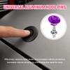 4 PCS Car Hood Pins, 1.2 Inches Push Button Bonnet