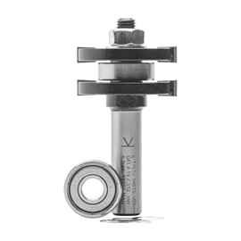ENT Tongue & Groove TC Shank (C) 12 mm, Diameter (A) 41 mm, B 6,35 mm, E 9,5°, D 40 mm, with Ball Bearing