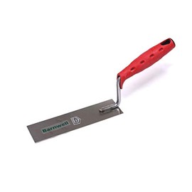 Barnwell Stainless Steel Margin Trowel 2" 50mm Plastering Soft Grip Handle