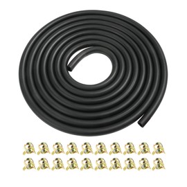 RACOONA 9.85FT Fuel Line,1/4" ID Fuel Line Hose with 20Pcs 2/5" ID Hose Clamps,Car Accessories Gas Line Small Engine Fuel Line,Stretchy Fuel Line for Motorcycle Mowers Tractors and All Small Engines