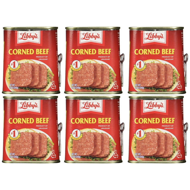 Libby's Corned Beef 12oz Can (Pack of 6)