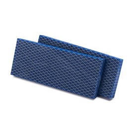 WOODRIVER Acrylic Honeycomb Knife Scale - Blue - 3/8" x 2" x 5" - 2-Pieces