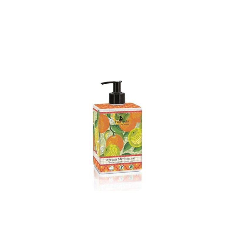 Florinda Mosaic Agrumi Mediterranean Liquid Soap in Pump Dispenser 500