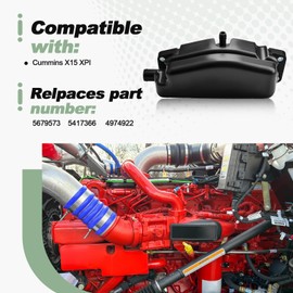 Crankcase Vent Breather Oil Separator Compatible with Cummins X15 XPI Engine Replace 5679573 5417366 4974922