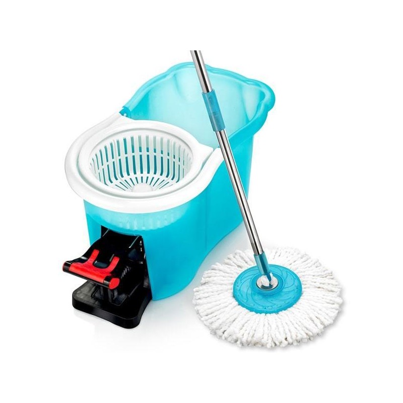 Bulbhead Hurricane Spin Mop and Bucket - Machine Washable 360