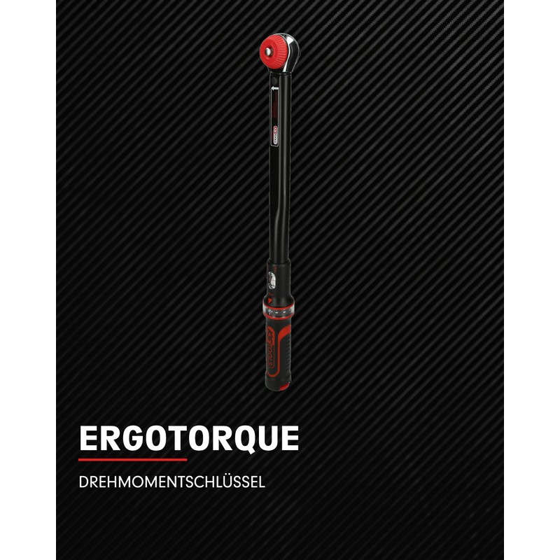 KS Tools 516.1412 1/4 "ERGOTORQUEprecision ratchet torque wrench knob, 1-25Nm