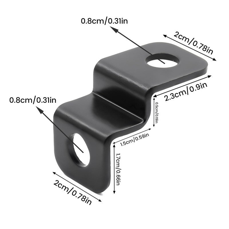 Biqing 2 Pcs Fog Light Stays Universal Turn Signal Stay
