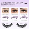 Sopendida 소페니다 래쉬 클러스터 키트 위스피 속눈썹 연장 10-18mm 방수