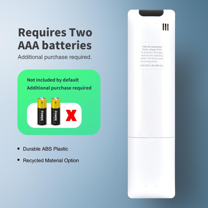 PZL Replacement AC Remote Control for Senville LETO Series Air