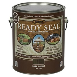 Ready Seal 125 1-Gallon Can Dark Walnut Exterior Wood Stain and Sealer