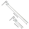 2 Pieces Extendable Stainless Steel Fork, Telescopic Fork, Extended Dinner