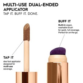 Urban Decay Quickie Concealer Corrector Ojeras Líquido Alta Cobertura Larga Duración Acabado Mate Natural Controla Brillo Enriquecido Vitamina Brocha