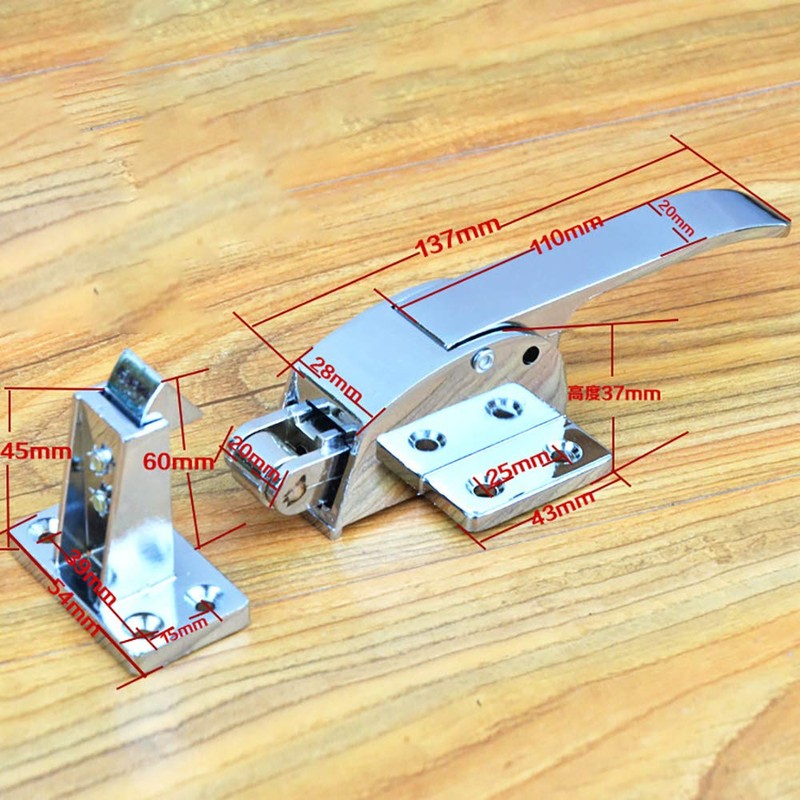Radial Latch,Complete Latch Kit,Adjustable Latch Spring Loaded Walk In Freezer