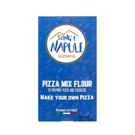 Song' E Napule Pizza Mix Flour | To Prepare Pizza and Focaccia | Make Your Own | Product of Italy, 18 Ounce Box