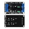 XIITIA 2pcs 5V 2 Channel 2A Solid State Relay Module