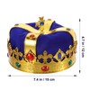 Toddmomy 1pc King Crown Hat Party Hats Gold Costume Accessories