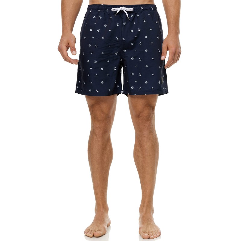 Indicode Men's Maya Swimming Trunks with 3 Pockets and Drawstring,