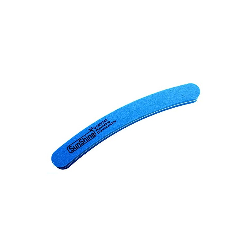 PROFICO Pack of 10 Professional Nail Buffers Curved Buffer 180/240