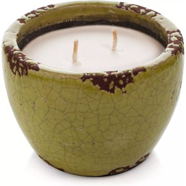 Murphy's Naturals Ceramic Garden GREEN Candle 30 Hour MOSQUITO REPELLENT