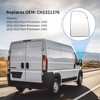 Convitex Passenger Right Side Short Arm Heated Upper Mirror Glass