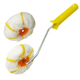 XWADJCD Corner Paint Roller, 3pcs Drywall Corner Edger Painting Rollers Kit, Corner Painting Tool for Home Office Wall Painting Decoration