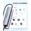 LENTION Hub USB C con HDMI 4K, PD 100W, USB-A