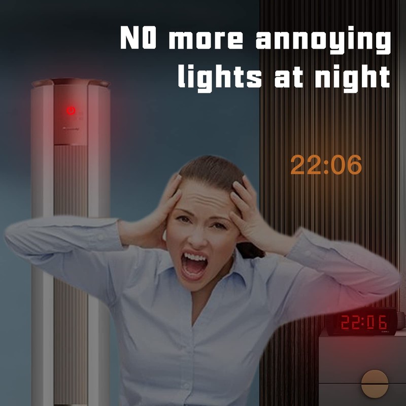 Light Blocking Stickers,Blackout Stickers for Electronics, Dimming 100% of LED