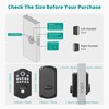 AkaGear DS10 Keyless Entry Door Lock with Fingerprint, Electronic Keypad,