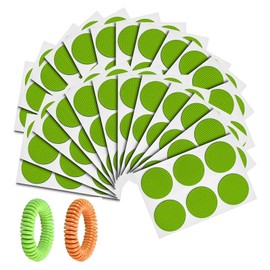 Juego repelente de mosquitos de verano para niños y adultos 180 Uds De parches para mosquitos y 2 uds De muñequeras impermeables para mosquitos para  