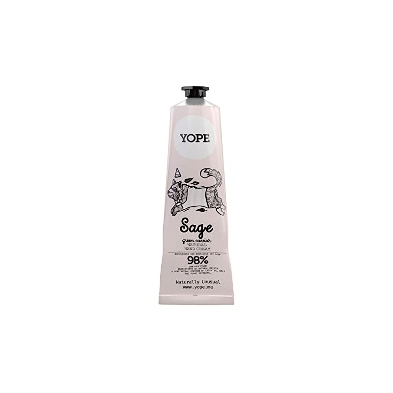 YOPE ECOCERT Natural Hand Cream, 3.4 fl oz (100 ml),
