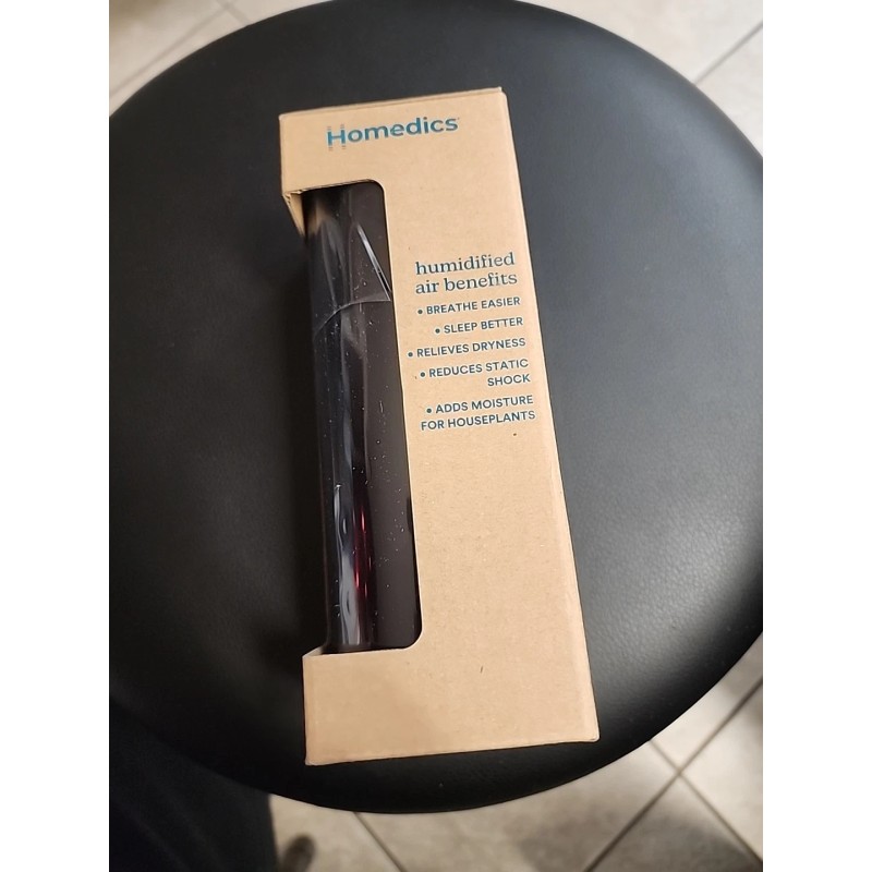 HoMedics Breathe Better Personal Portable Ultrasonic Humidifier USB Powered